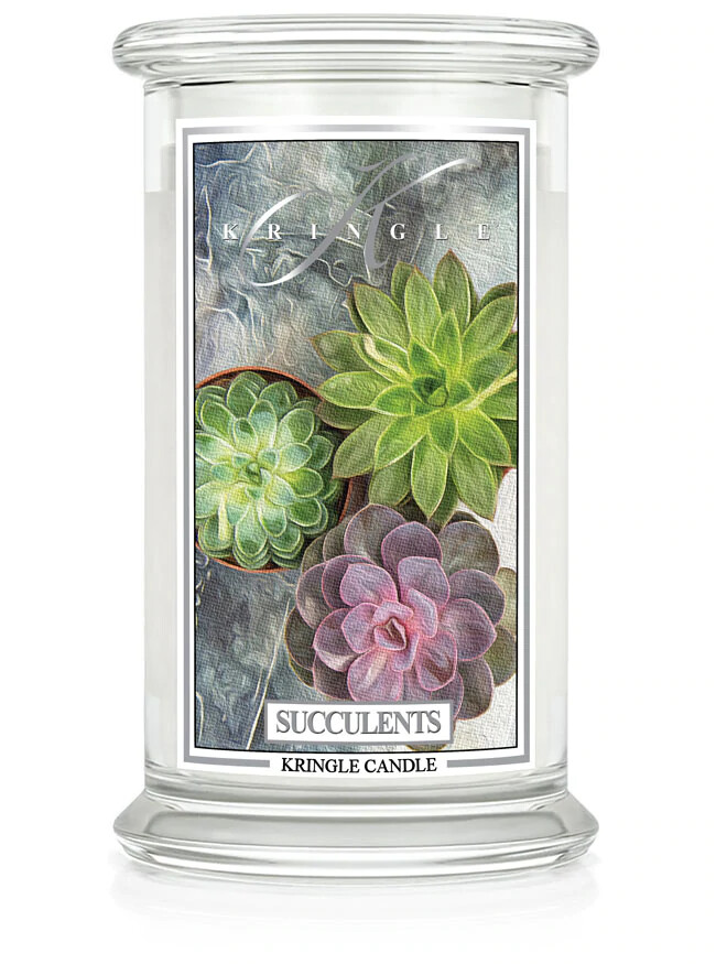 50515 Candle - Succulents, 2 wick, 22oz