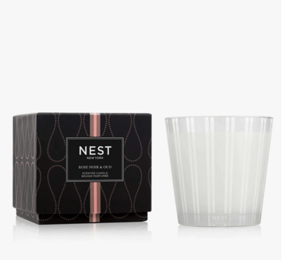 54810 Candle - Rose Noir &amp; Oud, 3 wick, 21.1oz