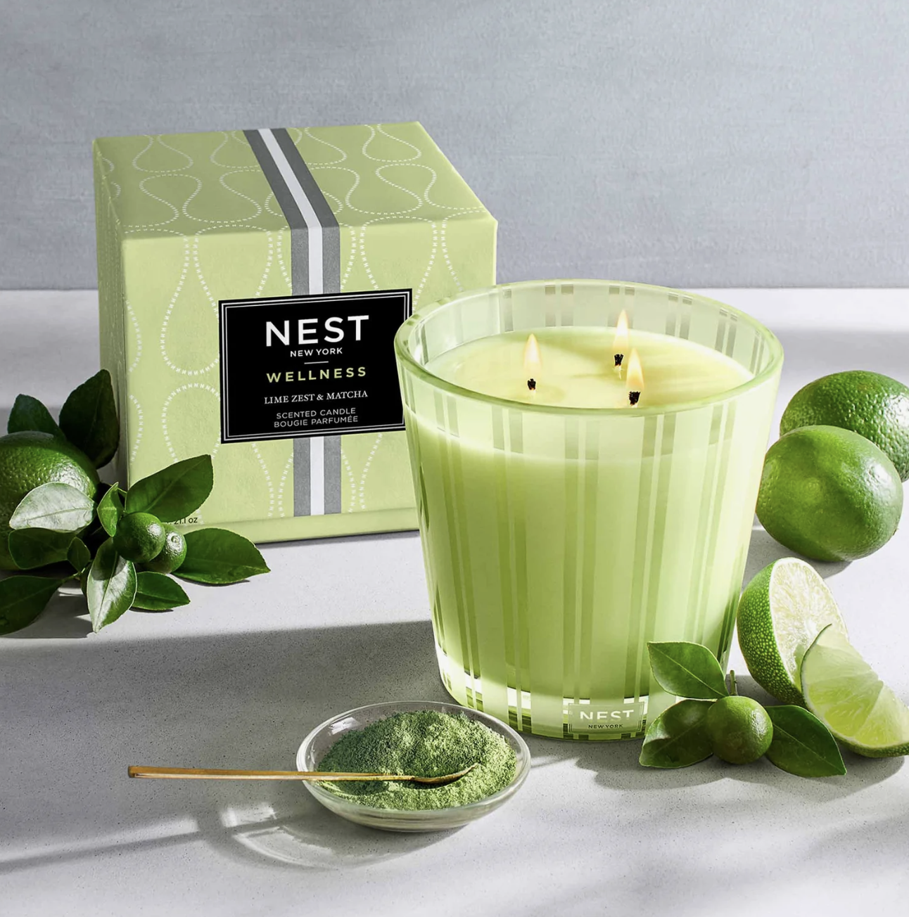 59358 Candle - Lime Zest &amp; Matcha 21.1oz