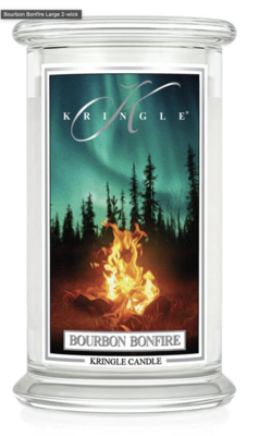 61825 Candle - Bourbon Bonfire 2 wick, 22oz