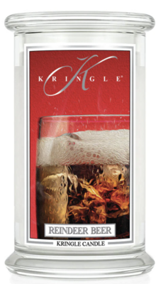 61795 Candle - Reindeer Beer 2 wick, 22oz