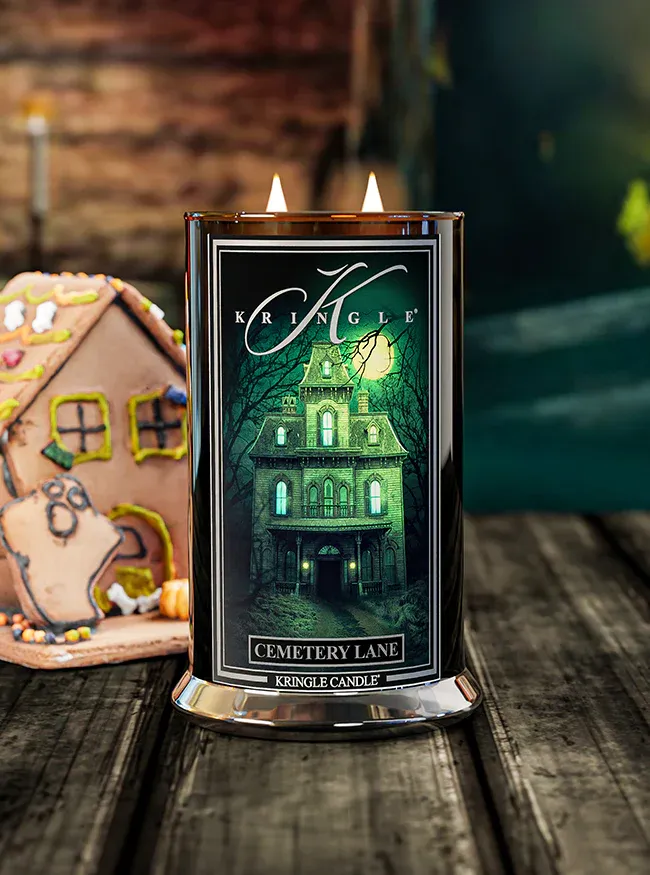 66097 Candle - Cemetery Lane, 2 Wick, 22oz