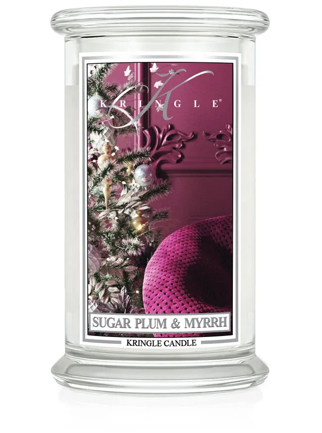 66943 Candle - Sugar Plum &amp; Myrrh, 2 Wick, 22 oz.