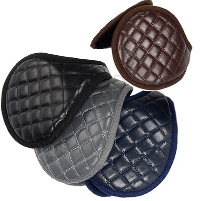 Unisex High Quality PU Leather Fur Earmuff. Keep Ear Warmer.