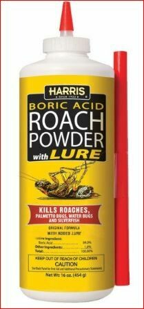 Harris Boric Acid Roach Powder w/Lure.(16 oz)