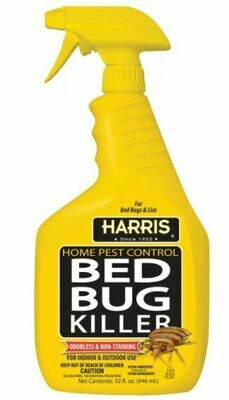 Harris Bed Bug Killer 32 oz Spray Home Pest Control