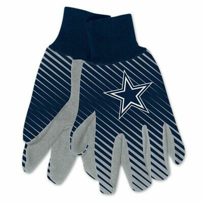 Adult Utility Two Tune Working Glove. NFL Dallas Cowboys