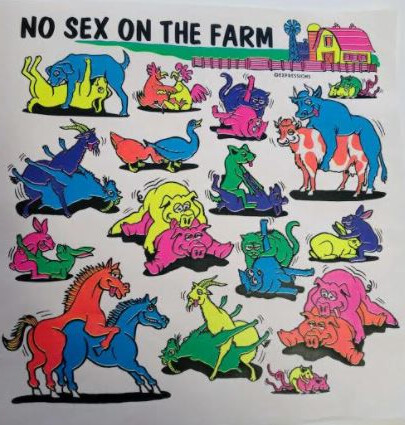 T-shirt No Sex on the Farm​.