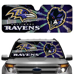 Auto Sun Shades - NFL Baltimore Ravens for Front Window