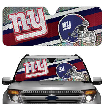 Auto Sun Shades - NFL New York Giants for Front Window.