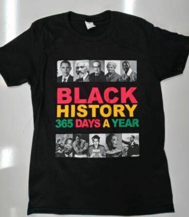 Black History Month T-shirts 02 - Obama, King, Rosa Parks, Mandela etc.