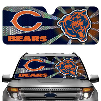 Auto Sun Shades - NFL Chicago Bears for Front Window.