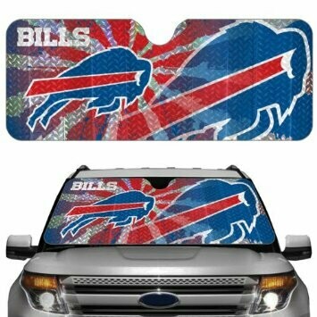 Auto Sun Shades - NFL Buffalo Bills for Front Window.