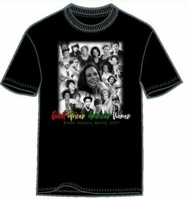 Black History Month 2021 T-shirts 02 - Great African American Women.