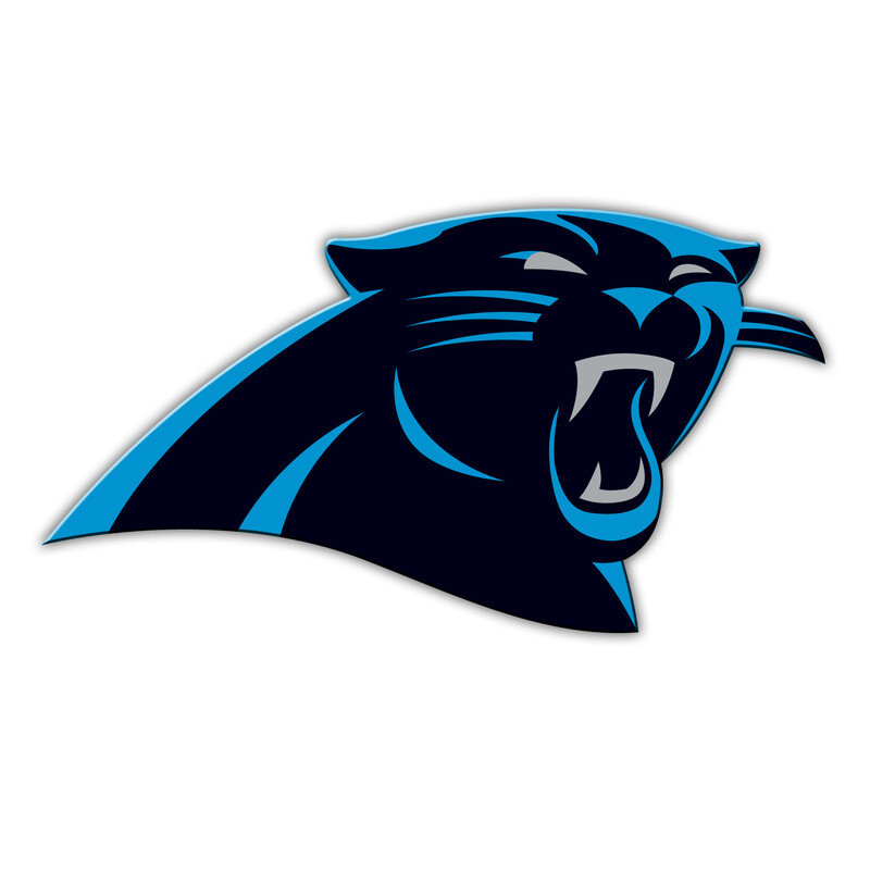 License Products 12" Magnet - NFL Carolina Panthers Logo.
