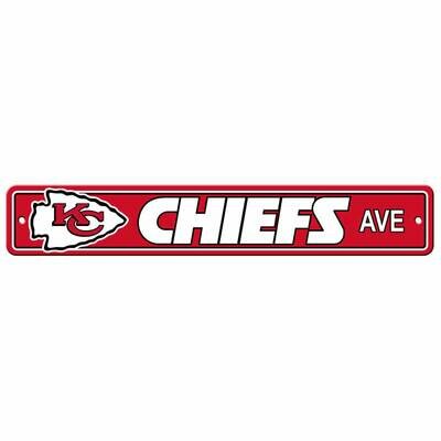 Plastic Street Sign 24" - NFL Kansas City Chiefs