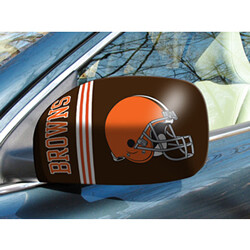 Auto/ Car Mirror Cover - NFL Cleveland Browns Pair Small & Large