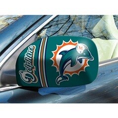 Auto/ Car Mirror Cover - NFL Miami Dolphins Pair Small