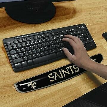 Computer Keyboard Gel Pad Wrist Rest - New Orleans Saints NFL