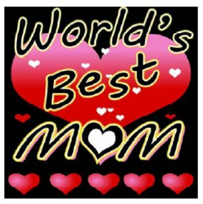 T-shirt Mother's Day: "World's Best Mom"