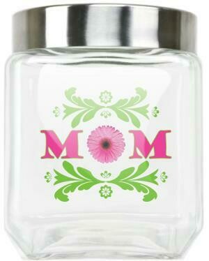 Canister Glass Mother's Day Mefium Size.