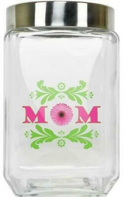 Canister Glass Mother's Day Large Size.