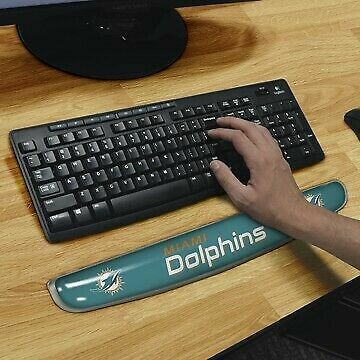 Computer Keyboard Gel Pad Wrist Rest - NFL Miami Dolphins