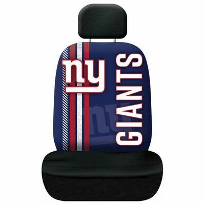 Rally Seat Cover & Plain Head Rest Cover -  NFL New York Giants
