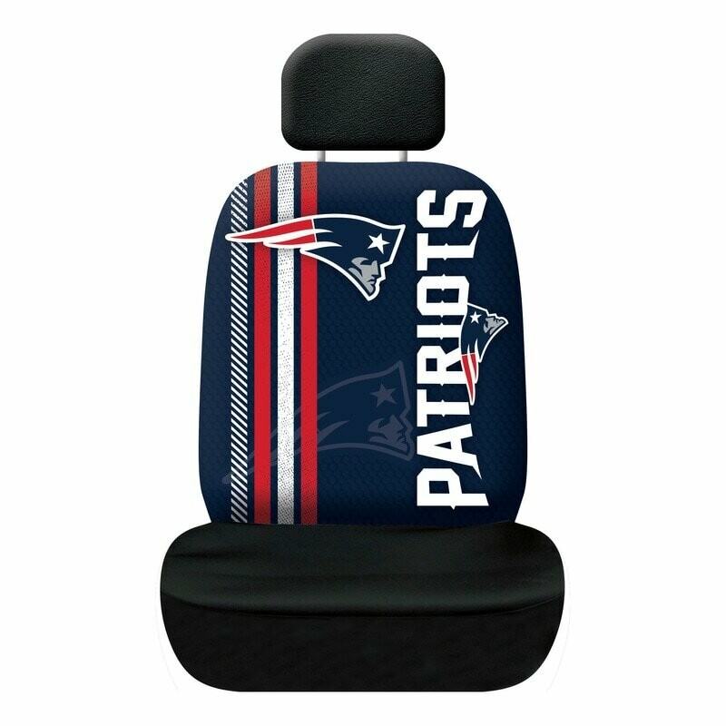 Rally Seat Cover & Plain Head Rest Cover -  NFL ,New England Patriots