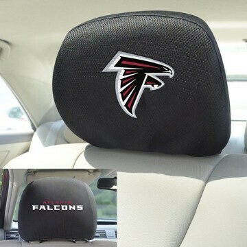Head Rest Cover - NFL Atlanta Falcons. Sold in Pairs