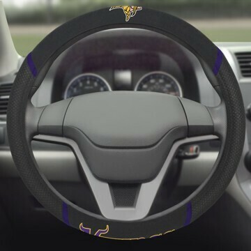 Steering Wheel Cover Embroidered - NFL Minnesota Vikings