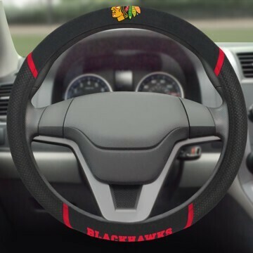 Steering Wheel Cover Embroidered - NHL Chicago Blackhawks