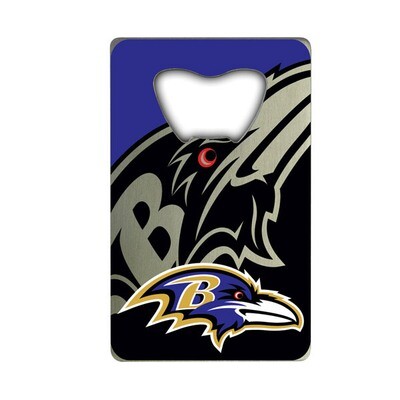 Bottle Opener Credit Card Style - NFL Baltimore Ravens