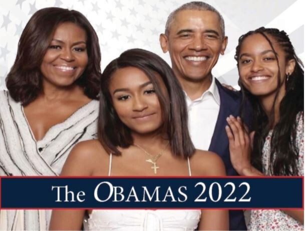 2022 The Obama Flip Commemorative Calendar. Obama Family. 13 Months, 13 Photos ( Inc. Jan 2023).