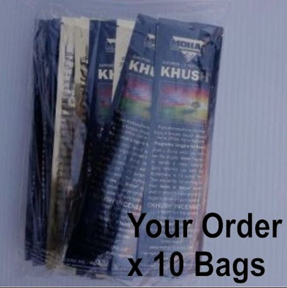 Wholesale: Lot of 10 Bags ​Mohan® Incenses Superior top quality pure atmosphere charcoal. Mixed Fragrance (You pick up)