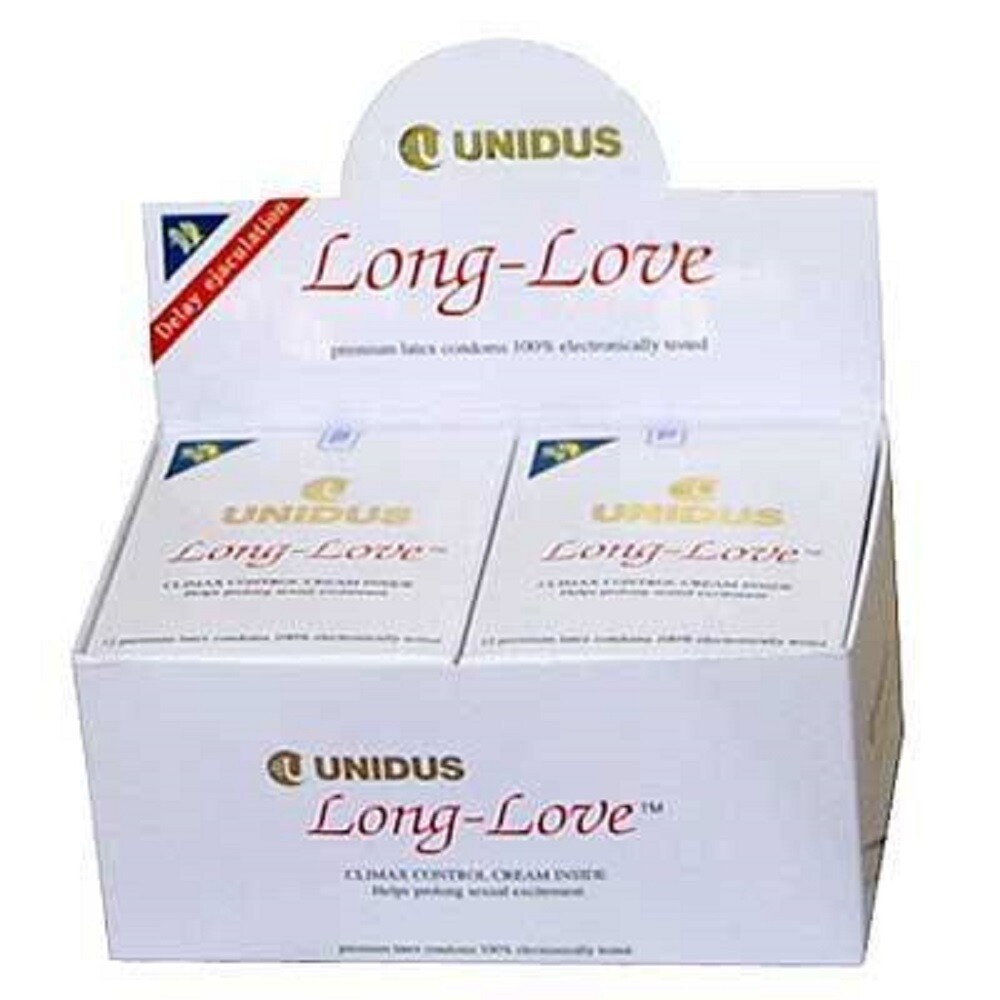 Wholesale - Long Love® Unidus® Condom White Packing - Lot of 30 display cases (each containing 144 condoms) - Total 4,320 condoms