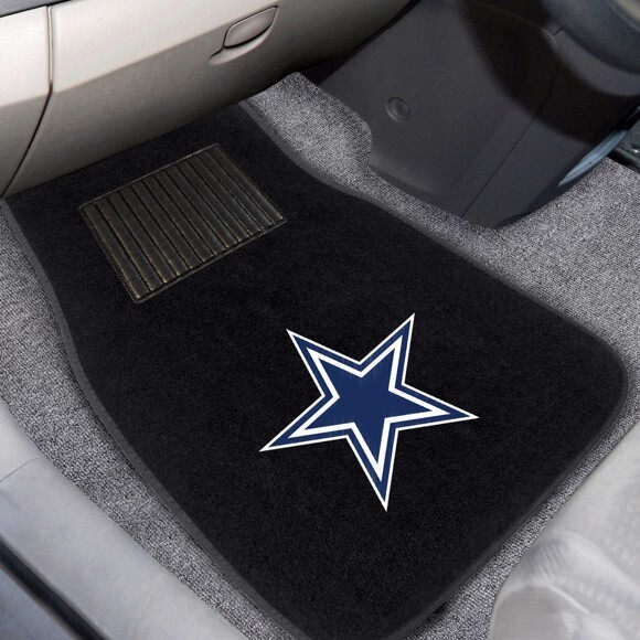 Car Auto Mat Set Embroidered - NFL Dallas Cowboys Embroidered Licensed