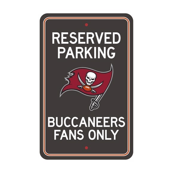 ​License Sports NFL Plastic Parking Signs Tampa Bay Buccaneers