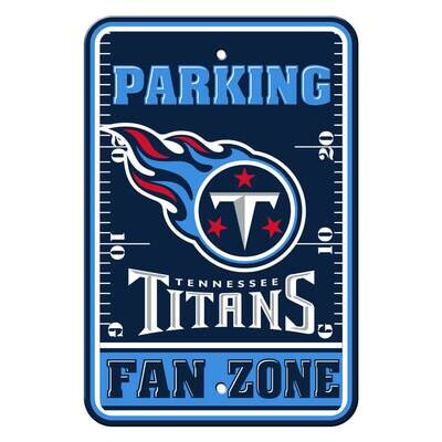 ​License Sports NFL Plastic Parking Signs Tennessee Titans