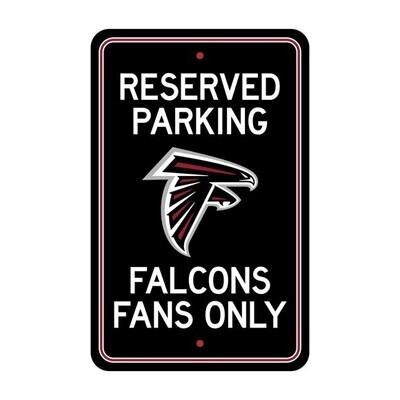 ​License Sports NFL Plastic Parking Signs Atlanta Falcons