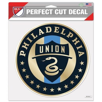 Perfect Cut Color Decal 8" x 8" - MLS Philadelphia Union