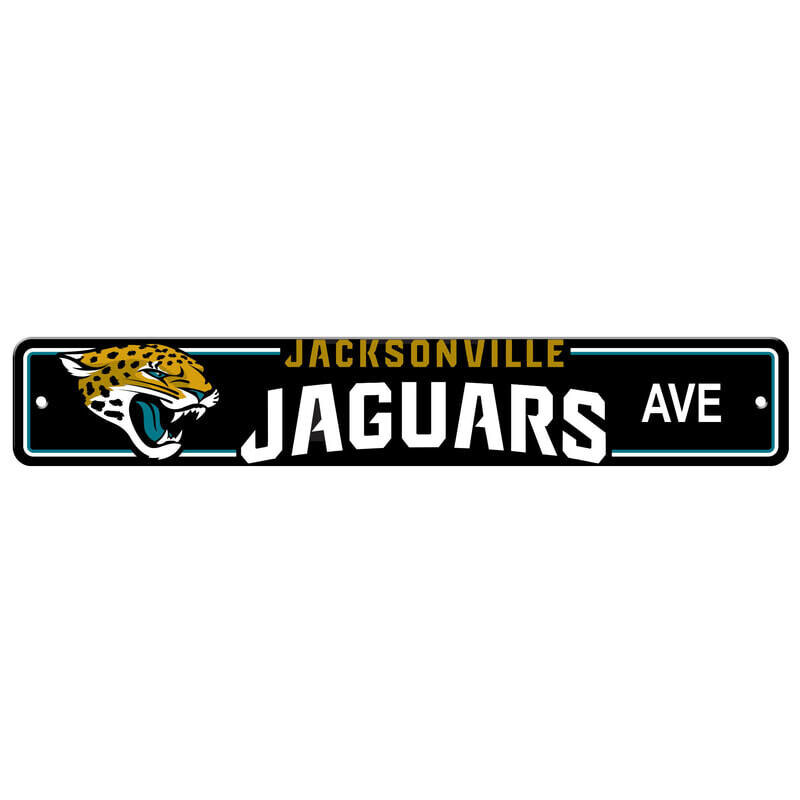 Plastic Street Sign 24" - NFL Jacksonville jaguars