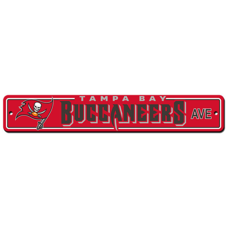 Plastic Street Sign 24" - NFL Tampa Bay Buccaneers