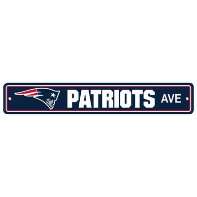 Plastic Street Sign 24" - NFL New England Patriots