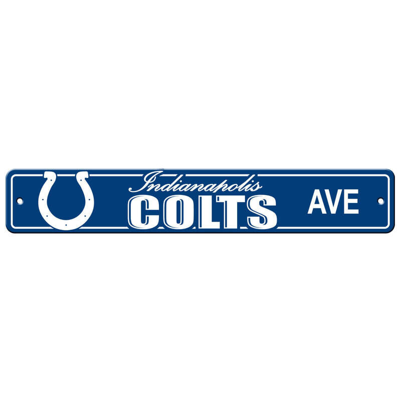 Plastic Street Sign 24" - NFL Indianapolis Colts