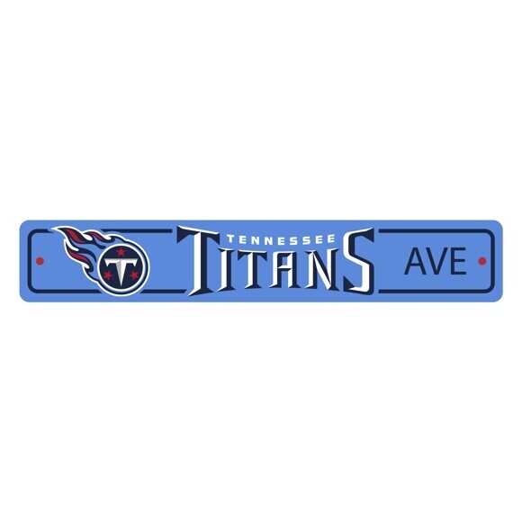Plastic Street Sign 24" - NFL Tennessee Titans