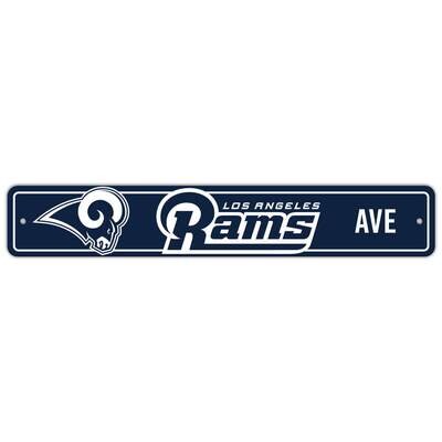 Plastic Street Sign 24" - NFL Los Angeles Rams