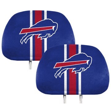 Set of 2-side Printed Head Rest Cover - NFL Buffallo Bills