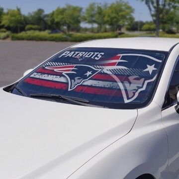 Auto Sun Shades - NFL New England Patriots for Front Window.