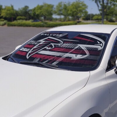 Auto Sun Shades - NFL Atlanta Falcons for Front Window.